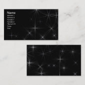 Starry business card visitenkarte (Vorne/Hinten)