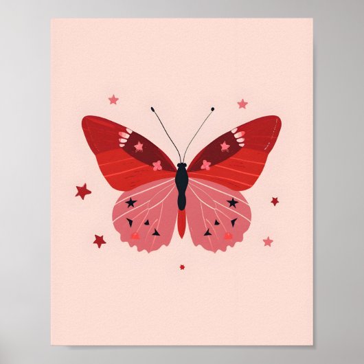 Starry Butterfly 🦋 Poster (Vorne)