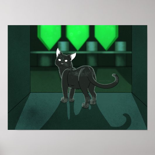Starry Cat Poster (Vorne)