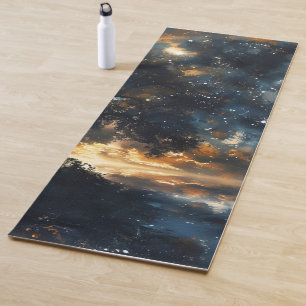 Starry Celestial Tree Dreamscape Yogamatte