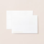 Starry celestie Danke Karte (Rückseite mit Umschlag)