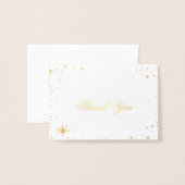 Starry celestie Danke Karte (Vorderseite mit Umschlag)