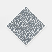 Starry Cheers Brush Script Pattern Modernes Neues Serviette (Ecke)