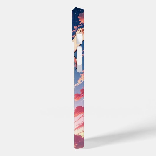 Starry Chibi Cat Case-Mate iPhone Hülle (Rückseite / Links)