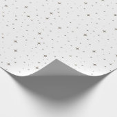 Starry Christmas - boho Geschenkpapier (Ecke)