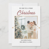 Starry Christmas Card Einladung (Vorderseite)