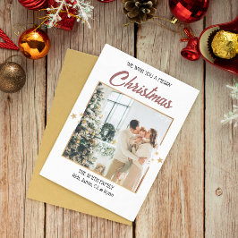 Starry Christmas Card Einladung