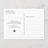 Starry Christmas Foto Postkarten (Rückseite)