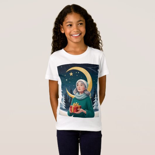 Starry Christmas Night T-Shirt (Vorne ganz)