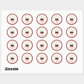 Starry Christmas Ornament Stickers (Blatt)
