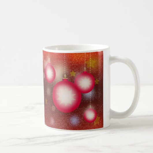 Starry Christmas Ornaments Kaffeetasse (Rechts)