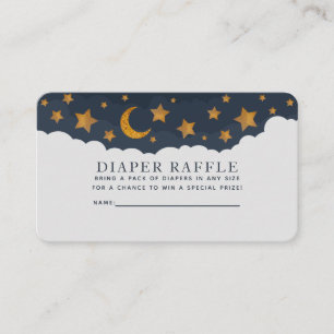 Starry Clouds Babydusche Windelwanne Visitenkarte