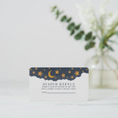 Starry Clouds Babydusche Windelwanne Visitenkarte (Stehend Vorderseite)