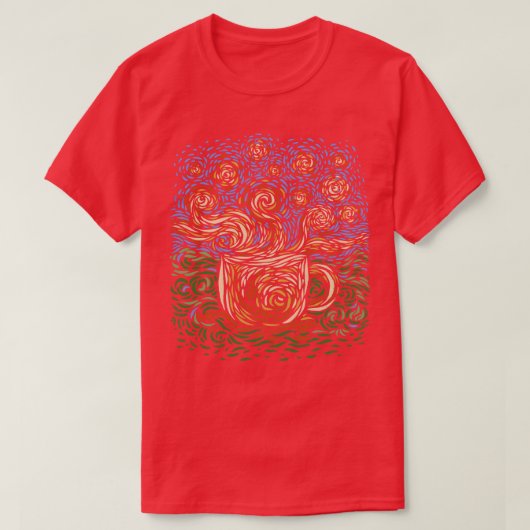 Starry Coffee T-Shirt (Design vorne)
