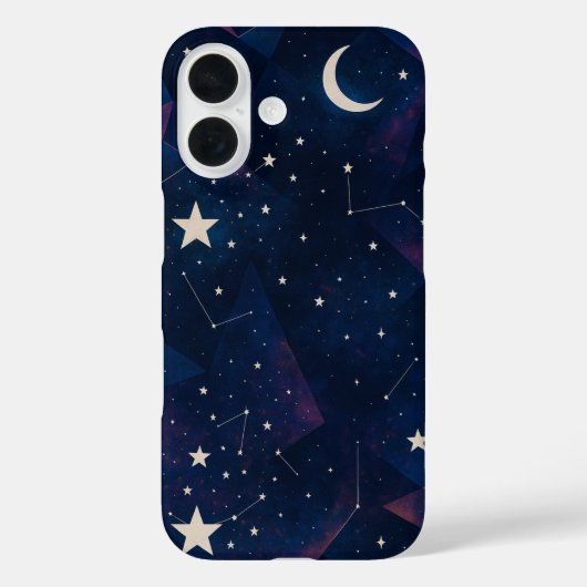 Starry Constellation Sky - HimmelsNachtmuster Case-Mate iPhone Hülle (Rückseite)
