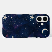 Starry Constellation Sky - HimmelsNachtmuster Case-Mate iPhone Hülle (Rückseite (Horizontal))
