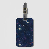 Starry Constellation Sky - HimmelsNachtmuster Gepäckanhänger (Vorderseite Vertikal)