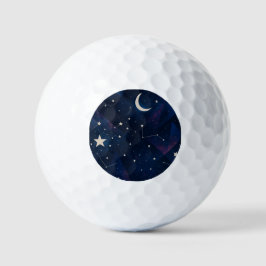 Starry Constellation Sky - HimmelsNachtmuster Golfball
