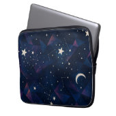 Starry Constellation Sky - HimmelsNachtmuster Laptopschutzhülle (Vorderseite Links)