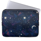 Starry Constellation Sky - HimmelsNachtmuster Laptopschutzhülle (Vorderseite)