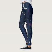 Starry Constellation Sky - HimmelsNachtmuster Leggings (Links)