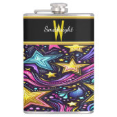 Starry Cosmic Patterns and Wirbel Flachmann (Vorderseite)