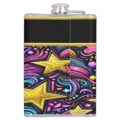 Starry Cosmic Patterns and Wirbel Flachmann (Rückseite)