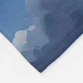 Starry Crescent Sky Fleecedecke (Ecke)