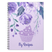 Starry Cupcake Notebook Notizblock (Vorderseite)