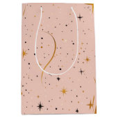 Starry Delight - Dekorative Papiertasche mit Star Mittlere Geschenktüte (Vorderseite)