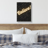 "Starry Dreams: Glaube an Magie" Leinwanddruck (Insitu (Schlafzimmer))