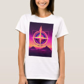 Starry Elegance oder "Galactic Chic" T-Shirt (Vorderseite)