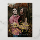 Starry-Eye Save the Date Folieneinladung (Vorderseite)