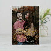 Starry-Eye Save the Date Folieneinladung (Stehend vorne)