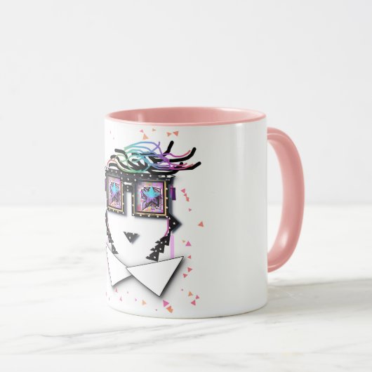 Starry Eyes Classic White Fun Tasse (VorderseiteRechts)