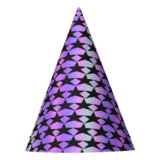 Starry Fishnet Party Hat Partyhütchen (Vorderseite)
