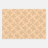 Starry Flying Hexe Halloween Geschenkpapier Set (Vorderseite 2)