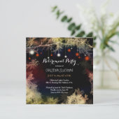 Starry Forest Abend Retirement Party Einladung (Stehend Vorderseite)