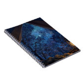Starry Forest View From Zent Notebook Notizblock (Rechte Seite)