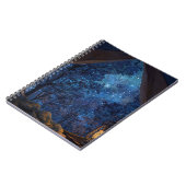 Starry Forest View From Zent Notebook Notizblock (Linke Seite)