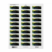 Starry Forest Wedding Rücksendeadresse (Vorne)