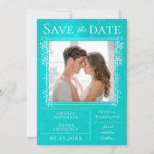 Starry Foto | Türkisch Save the Date (Vorderseite)