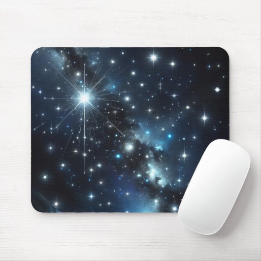 Starry Galaxy Mousepad (Mit Mouse)