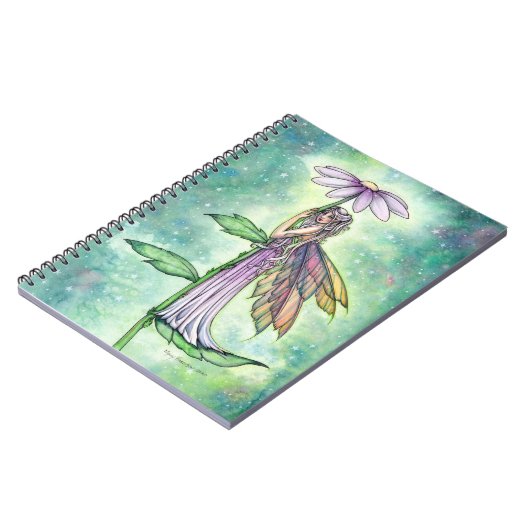 Starry Garden Watercolor Fairy Notebook Notizblock (Linke Seite)