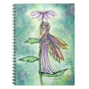 Starry Garden Watercolor Fairy Notebook Notizblock