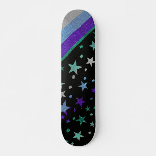 Starry Gay Men Prilag Funkelnd Glitzer Skateboard