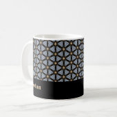 Starry Geometrie Kaffeetasse (Vorderseite Links)