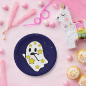 Starry Ghost im Weltraum verloren Pappteller (Party)