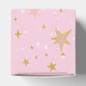 Starry Gift - Pink & Gold Star Cube Box Geschenkschachtel (Oben)