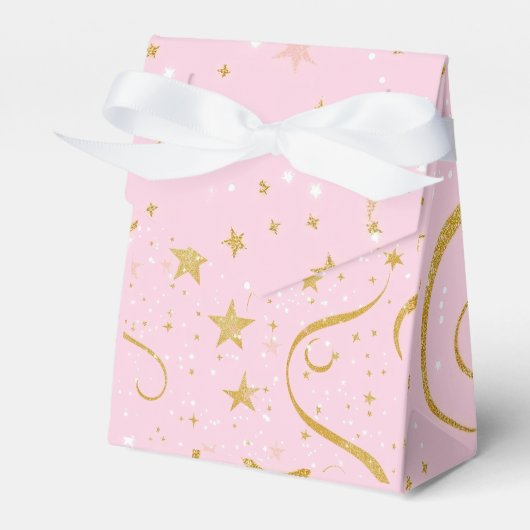 Starry Gift - Pink & Gold Star Geschenkboxen mit L Geschenkschachtel (Vorderseite)